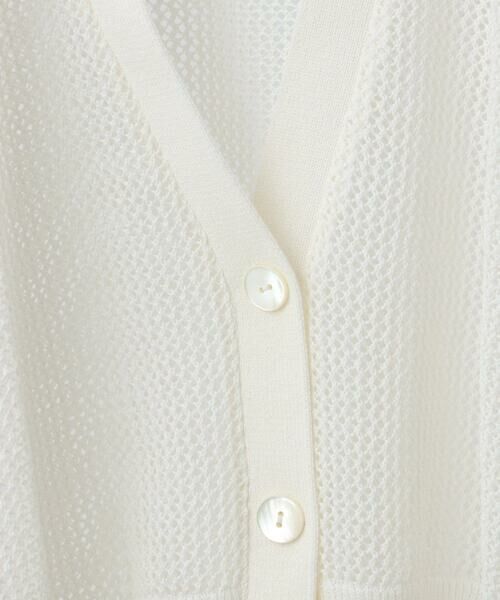 Maison de CINQ / メゾン ドゥ サンク カーディガン・ボレロ | [小さいサイズ]メッシュカーディガン(ホールガーメント) | 詳細14