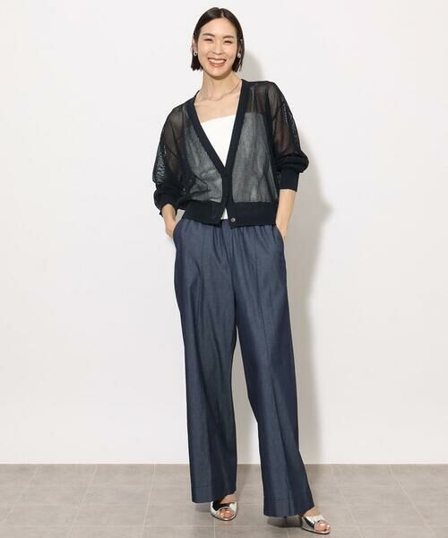 Maison de CINQ / メゾン ドゥ サンク カーディガン・ボレロ | [小さいサイズ]メッシュカーディガン(ホールガーメント) | 詳細22