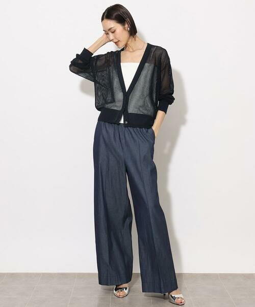 Maison de CINQ / メゾン ドゥ サンク カーディガン・ボレロ | [小さいサイズ]メッシュカーディガン(ホールガーメント) | 詳細23