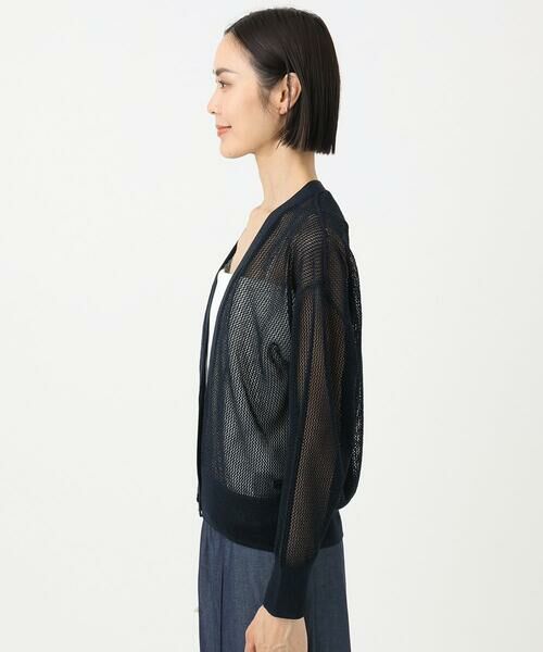 Maison de CINQ / メゾン ドゥ サンク カーディガン・ボレロ | [小さいサイズ]メッシュカーディガン(ホールガーメント) | 詳細8