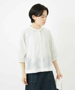 Maison de CINQ / メゾン ドゥ サンク シャツ・ブラウス | ドットジャガードシャツブラウス