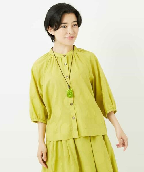 Maison de CINQ / メゾン ドゥ サンク シャツ・ブラウス | ドットジャガードシャツブラウス | 詳細10