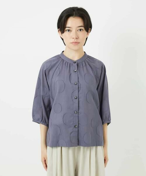 Maison de CINQ / メゾン ドゥ サンク シャツ・ブラウス | ドットジャガードシャツブラウス | 詳細14