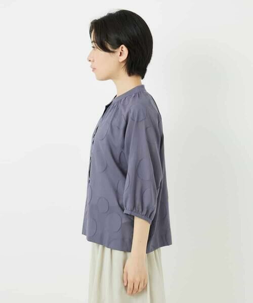 Maison de CINQ / メゾン ドゥ サンク シャツ・ブラウス | ドットジャガードシャツブラウス | 詳細15