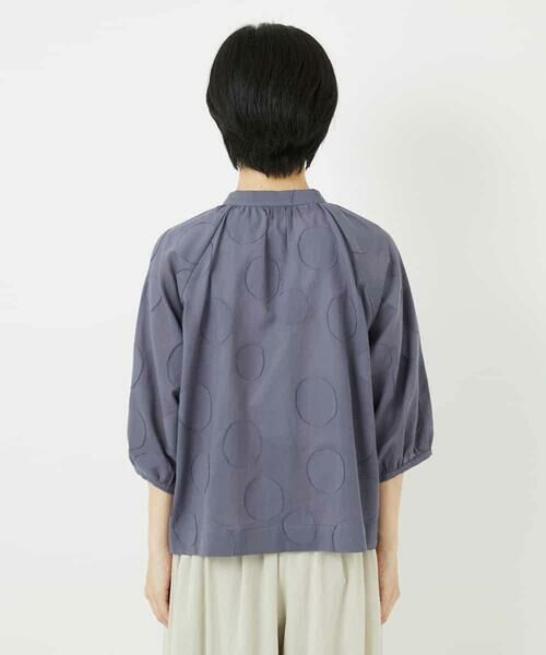 Maison de CINQ / メゾン ドゥ サンク シャツ・ブラウス | ドットジャガードシャツブラウス | 詳細16