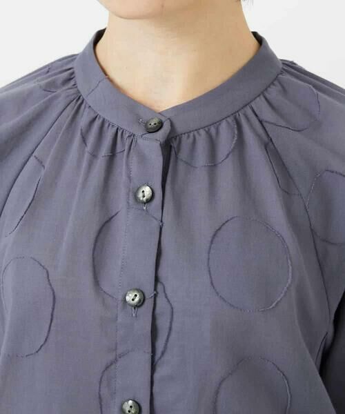 Maison de CINQ / メゾン ドゥ サンク シャツ・ブラウス | ドットジャガードシャツブラウス | 詳細17