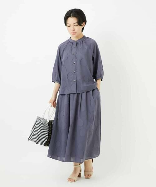 Maison de CINQ / メゾン ドゥ サンク シャツ・ブラウス | ドットジャガードシャツブラウス | 詳細24