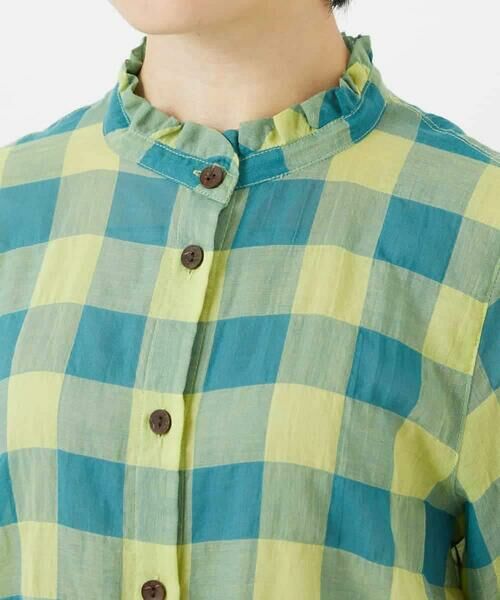 Maison de CINQ / メゾン ドゥ サンク シャツ・ブラウス | シャーリングチェックシャツブラウス | 詳細10