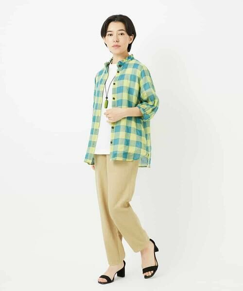 Maison de CINQ / メゾン ドゥ サンク シャツ・ブラウス | シャーリングチェックシャツブラウス | 詳細17