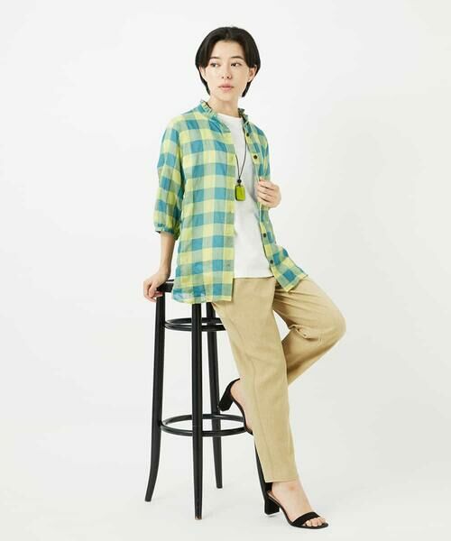 Maison de CINQ / メゾン ドゥ サンク シャツ・ブラウス | シャーリングチェックシャツブラウス | 詳細18