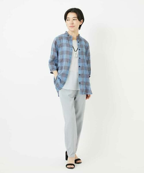 Maison de CINQ / メゾン ドゥ サンク シャツ・ブラウス | シャーリングチェックシャツブラウス | 詳細22