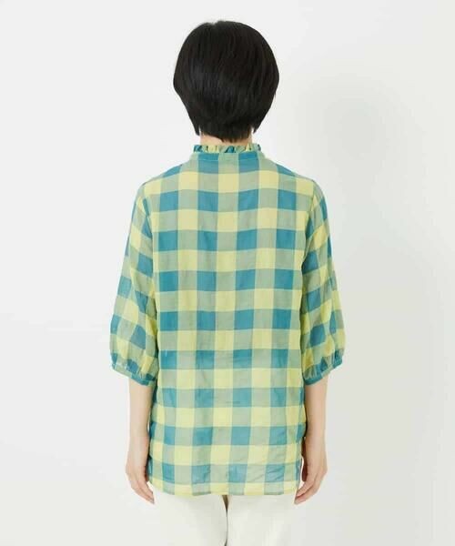 Maison de CINQ / メゾン ドゥ サンク シャツ・ブラウス | シャーリングチェックシャツブラウス | 詳細9