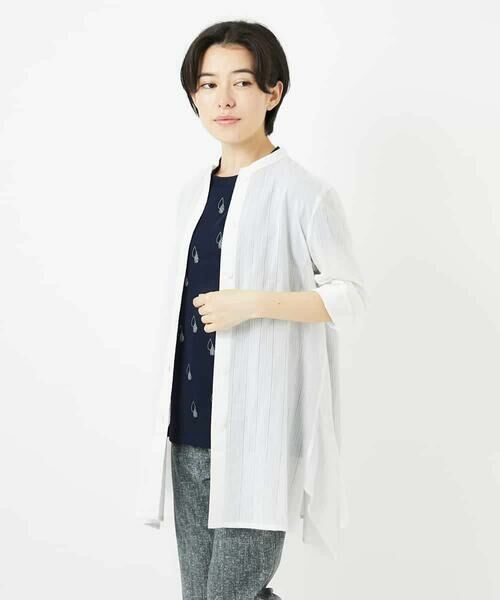 Maison de CINQ / メゾン ドゥ サンク シャツ・ブラウス | イレギュラーヘムチュニックブラウス | 詳細10