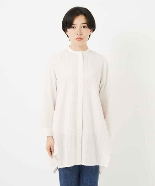 Maison de CINQ / メゾン ドゥ サンク シャツ・ブラウス | イレギュラーヘムチュニックブラウス | 詳細13