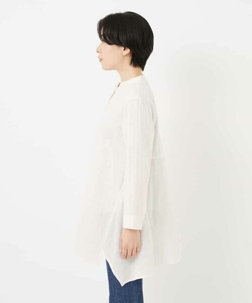 Maison de CINQ / メゾン ドゥ サンク シャツ・ブラウス | イレギュラーヘムチュニックブラウス | 詳細14