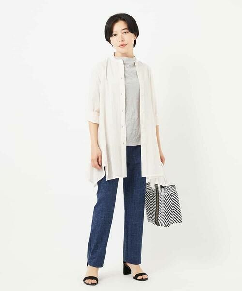 Maison de CINQ / メゾン ドゥ サンク シャツ・ブラウス | イレギュラーヘムチュニックブラウス | 詳細24