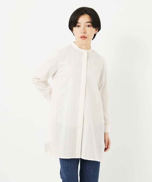 Maison de CINQ / メゾン ドゥ サンク シャツ・ブラウス | イレギュラーヘムチュニックブラウス | 詳細3