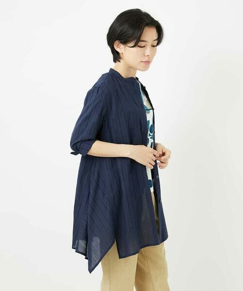 Maison de CINQ / メゾン ドゥ サンク シャツ・ブラウス | イレギュラーヘムチュニックブラウス | 詳細5