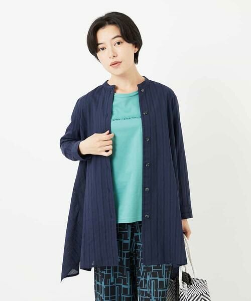 Maison de CINQ / メゾン ドゥ サンク シャツ・ブラウス | イレギュラーヘムチュニックブラウス | 詳細7