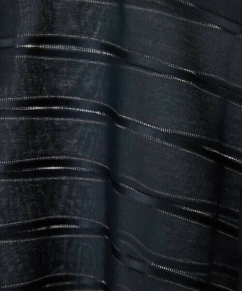 Maison de CINQ / メゾン ドゥ サンク シャツ・ブラウス | ボーダー柄ノーカラーブラウス羽織 | 詳細16