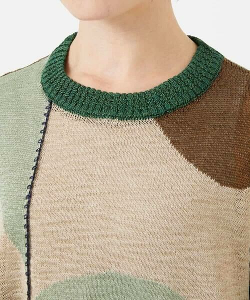 Maison de CINQ / メゾン ドゥ サンク ニット・セーター | 透かし柄インターシャプルオーバーニット | 詳細14