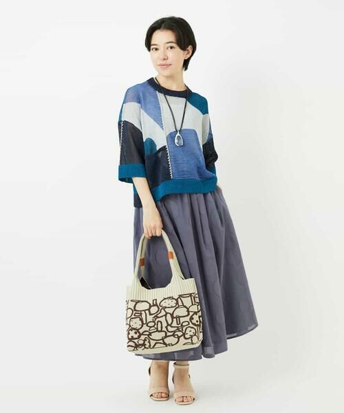 Maison de CINQ / メゾン ドゥ サンク ニット・セーター | 透かし柄インターシャプルオーバーニット | 詳細26