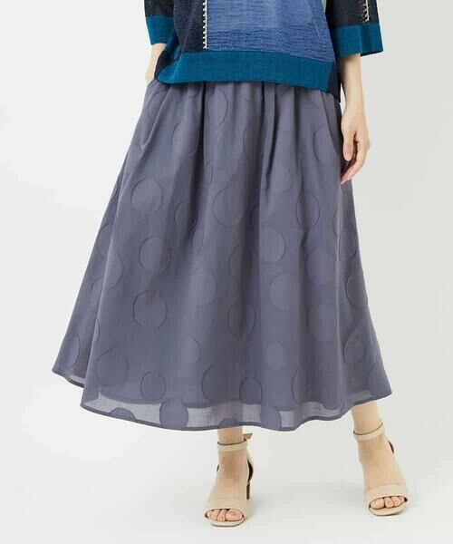 Maison de CINQ / メゾン ドゥ サンク ロング・マキシ丈スカート | ドットジャガードスカート | 詳細1