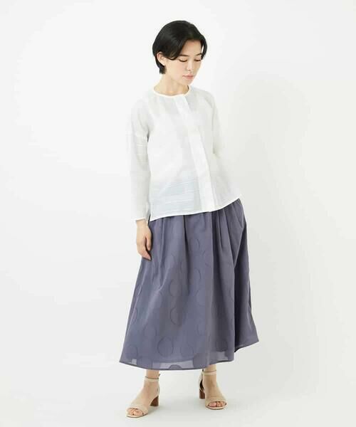 Maison de CINQ / メゾン ドゥ サンク ロング・マキシ丈スカート | ドットジャガードスカート | 詳細21