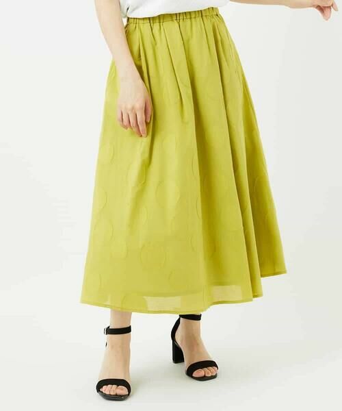 Maison de CINQ / メゾン ドゥ サンク ロング・マキシ丈スカート | ドットジャガードスカート | 詳細4