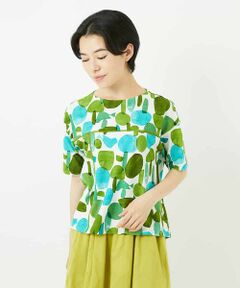 Maison de CINQ / メゾン ドゥ サンク カットソー | [日本製]マッシュルームプリントカットソー