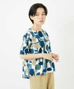 Maison de CINQ / メゾン ドゥ サンク カットソー | [日本製]マッシュルームプリントカットソー