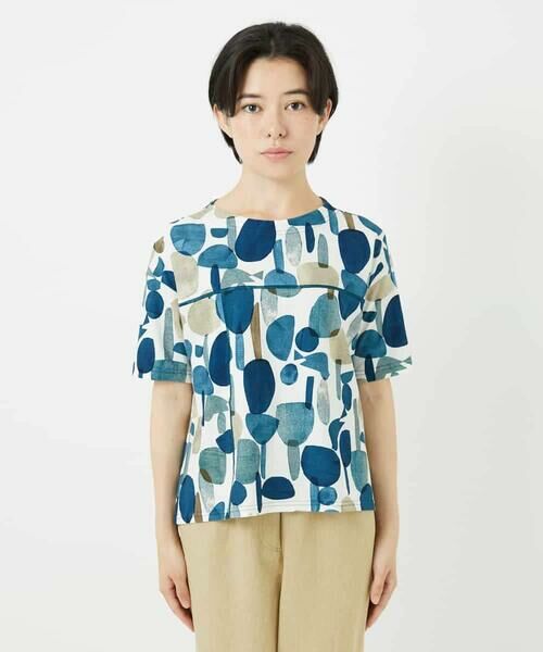 Maison de CINQ / メゾン ドゥ サンク カットソー | [日本製]マッシュルームプリントカットソー | 詳細5