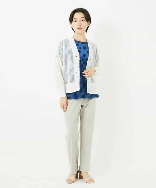 Maison de CINQ / メゾン ドゥ サンク カットソー | [日本製]麻混ドットワッシャージャガードカットソー | 詳細18