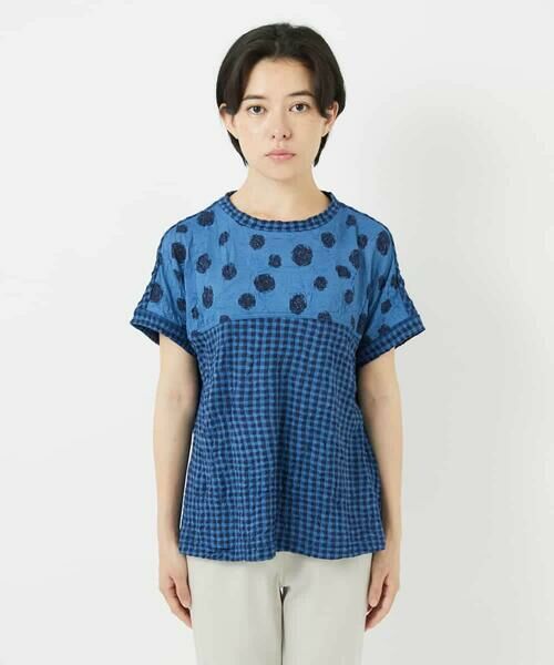 Maison de CINQ / メゾン ドゥ サンク カットソー | [日本製]麻混ドットワッシャージャガードカットソー | 詳細4