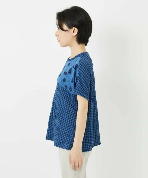 Maison de CINQ / メゾン ドゥ サンク カットソー | [日本製]麻混ドットワッシャージャガードカットソー | 詳細5