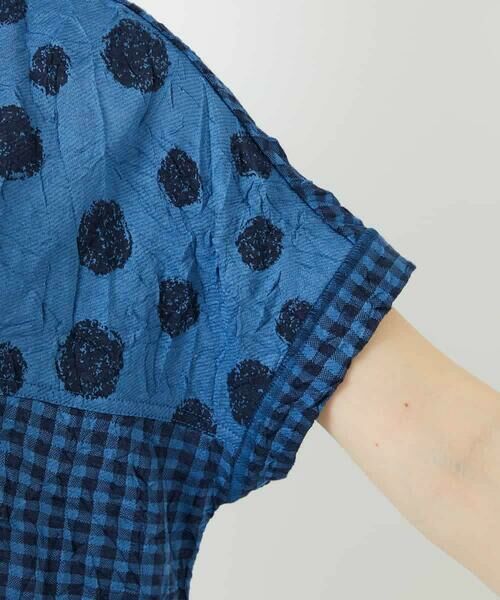 Maison de CINQ / メゾン ドゥ サンク カットソー | [日本製]麻混ドットワッシャージャガードカットソー | 詳細8