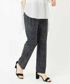 Maison de CINQ / メゾン ドゥ サンク その他パンツ | [3サイズ展開]ぼかし調チェック柄ハイテンションストレッチパンツ