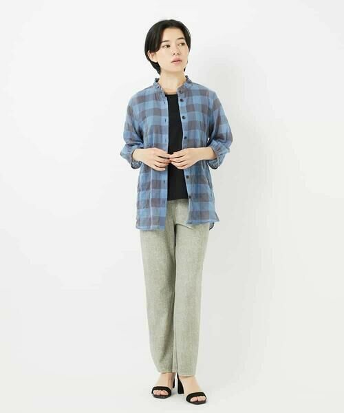 Maison de CINQ / メゾン ドゥ サンク その他パンツ | [3サイズ展開]ぼかし調チェック柄ハイテンションストレッチパンツ | 詳細10