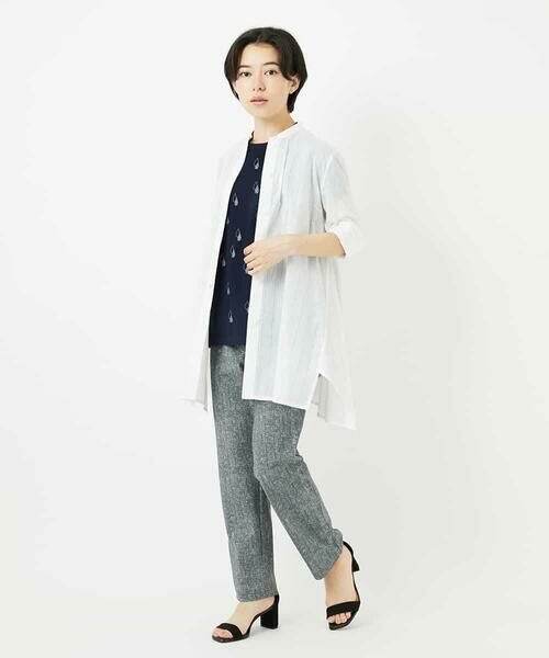 Maison de CINQ / メゾン ドゥ サンク その他パンツ | [3サイズ展開]ぼかし調チェック柄ハイテンションストレッチパンツ | 詳細11