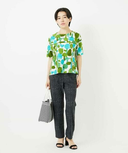 Maison de CINQ / メゾン ドゥ サンク その他パンツ | [3サイズ展開]ぼかし調チェック柄ハイテンションストレッチパンツ | 詳細13