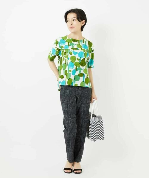 Maison de CINQ / メゾン ドゥ サンク その他パンツ | [3サイズ展開]ぼかし調チェック柄ハイテンションストレッチパンツ | 詳細14