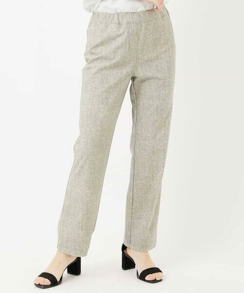 Maison de CINQ / メゾン ドゥ サンク その他パンツ | [3サイズ展開]ぼかし調チェック柄ハイテンションストレッチパンツ | 詳細18