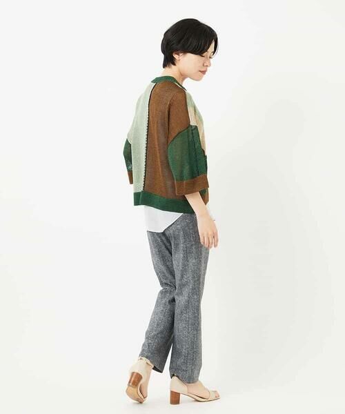 Maison de CINQ / メゾン ドゥ サンク その他パンツ | [3サイズ展開]ぼかし調チェック柄ハイテンションストレッチパンツ | 詳細2