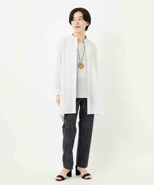 Maison de CINQ / メゾン ドゥ サンク その他パンツ | [3サイズ展開]ぼかし調チェック柄ハイテンションストレッチパンツ | 詳細6