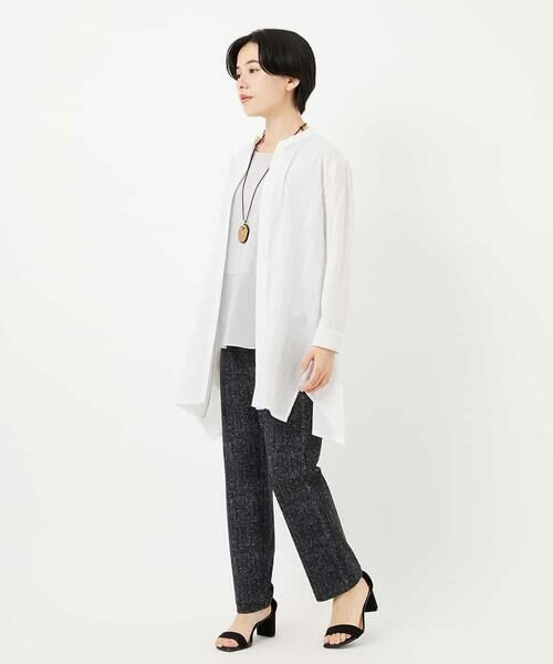 Maison de CINQ / メゾン ドゥ サンク その他パンツ | [3サイズ展開]ぼかし調チェック柄ハイテンションストレッチパンツ | 詳細7