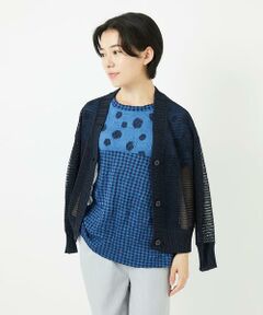 Maison de CINQ / メゾン ドゥ サンク カーディガン・ボレロ | 透かし編みニットカーディガン