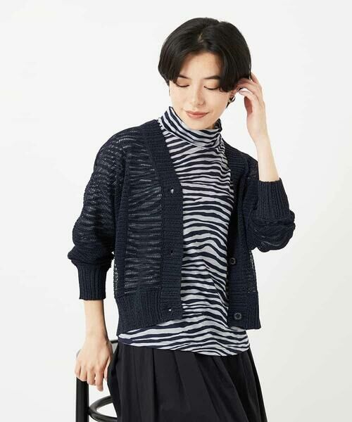 Maison de CINQ / メゾン ドゥ サンク カーディガン・ボレロ | 透かし編みニットカーディガン | 詳細13