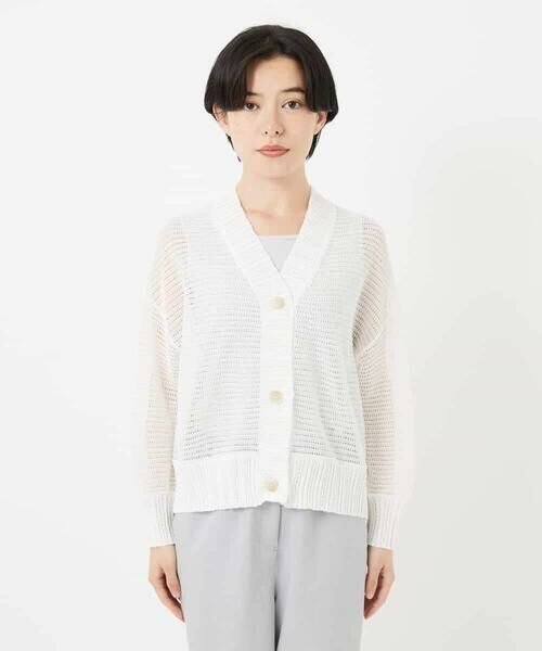 Maison de CINQ / メゾン ドゥ サンク カーディガン・ボレロ | 透かし編みニットカーディガン | 詳細14