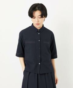 Maison de CINQ / メゾン ドゥ サンク シャツ・ブラウス | [接触冷感/吸汗速乾]サッカーシャツブラウス