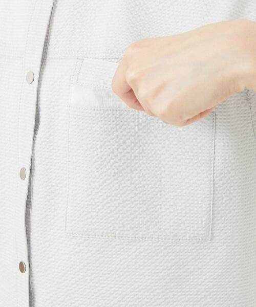 Maison de CINQ / メゾン ドゥ サンク シャツ・ブラウス | [接触冷感/吸汗速乾]サッカーシャツブラウス | 詳細12